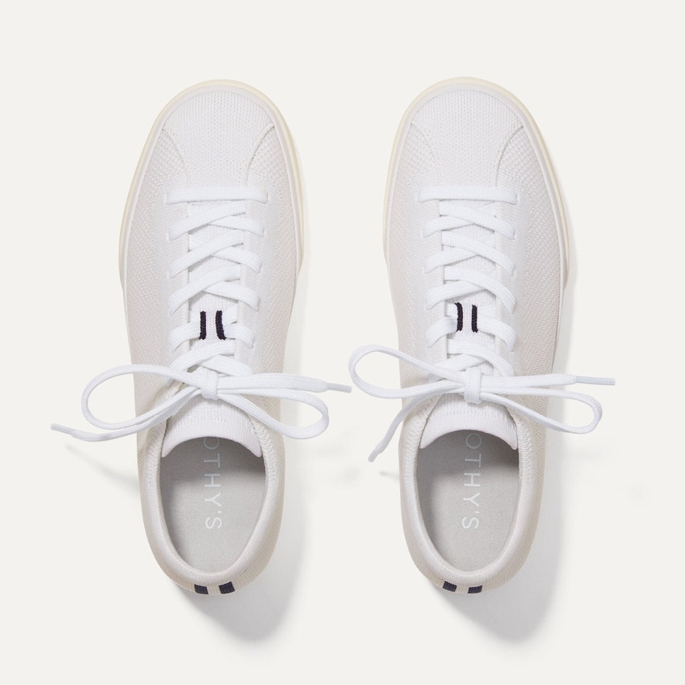Rothy’s The Lace Up white sneaker